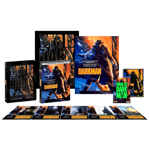 Darkman [Collector's Edition] + [Limited Edition Steelbook] + Pin + Prism Sticker + 2 Posters + Lobby Cards - Shout! Factory