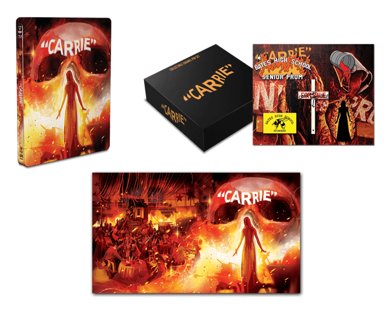 Carrie [Limited Edition Steelbook] + Poster + Pin Set - Shout! Factory