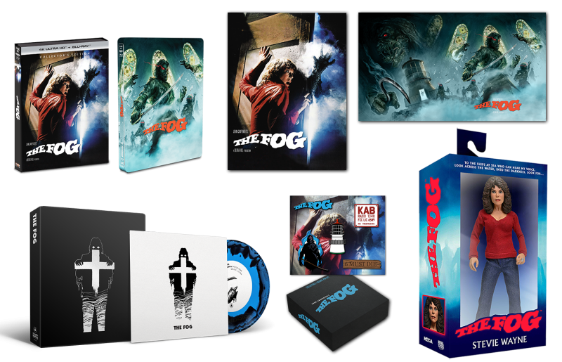 The Fog [Collector's Edition] + [Limited Edition Steelbook] + NECA Figure + 7" Vinyl + 2 Posters + Enamel Pin Set - Shout! Factory