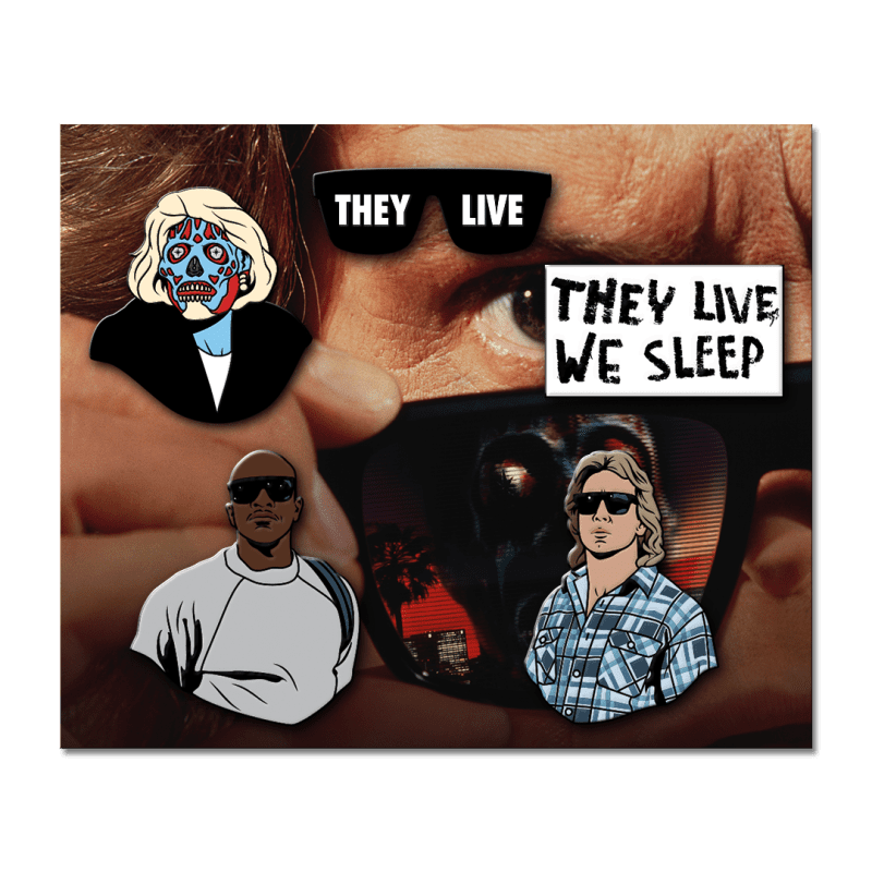 They Live Backing Card NO BG