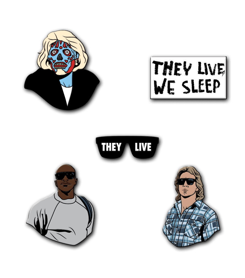 They Live Pins NO BG